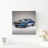 WANDUHREN VIERKANTE KLOK (Huis)