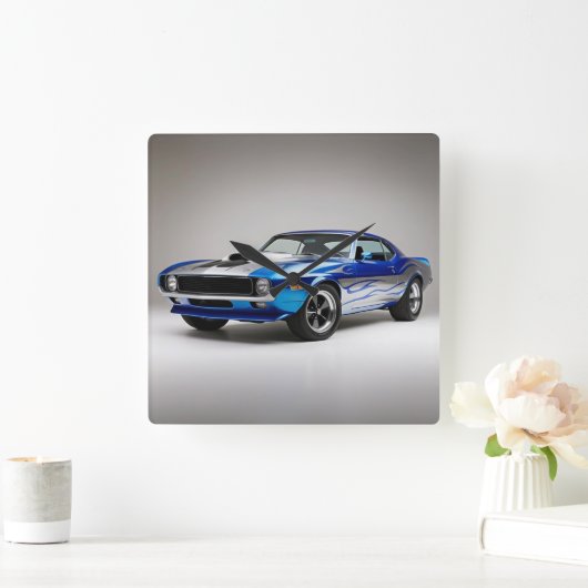 WANDUHREN VIERKANTE KLOK (Huis)