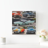 WANDUHREN VIERKANTE KLOK (Huis)