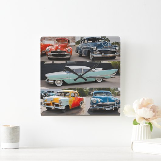 WANDUHREN VIERKANTE KLOK (Huis)