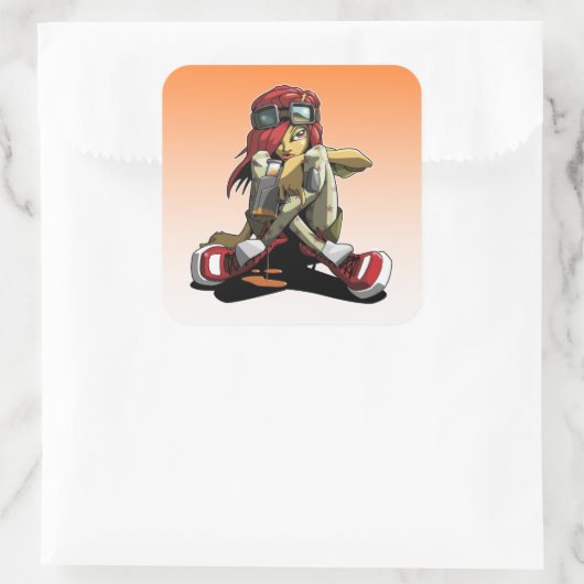 Wandverf sticker (Tas)