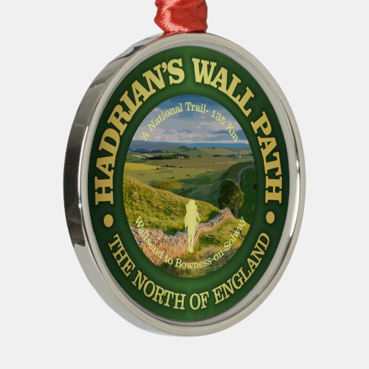 Wandwand van Hadrian Metalen Ornament (Rechts)