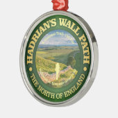 Wandwand van Hadrian Metalen Ornament (Links)