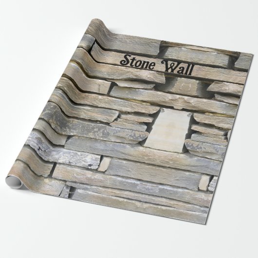 Wandwand van papiersteen voor onmiddellijke verpak cadeaupapier (Uitgerold)