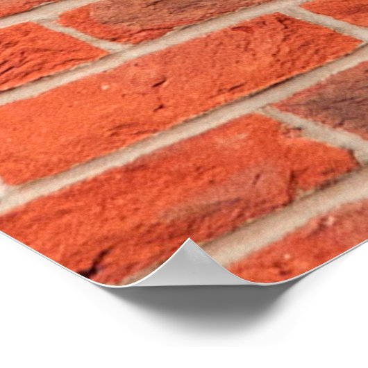 Wandwandtextuur Poster (Hoek)