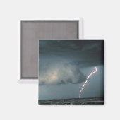Wandwolk met blikseminslag magneet (Voorkant / Achterkant)