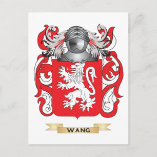 Wang Family Crest (wapen) Briefkaart