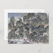 Wang Hui Ji'nan naar Mount Tai Briefkaart (Voorkant / Achterkant)