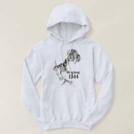 Wang Lang 1644 White Hoodie