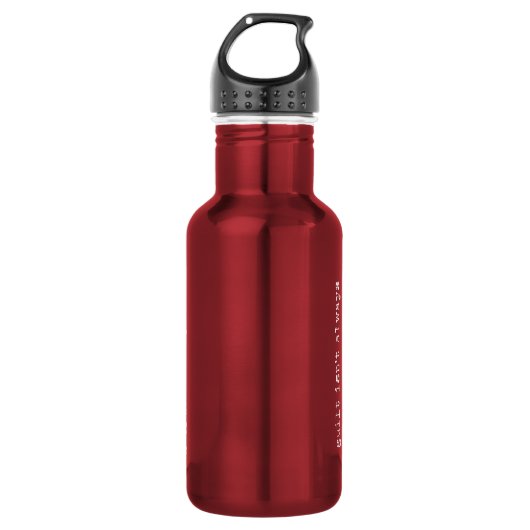 wangedrag. 18oz Roestvrijstalen flesje Waterfles (Voorkant)