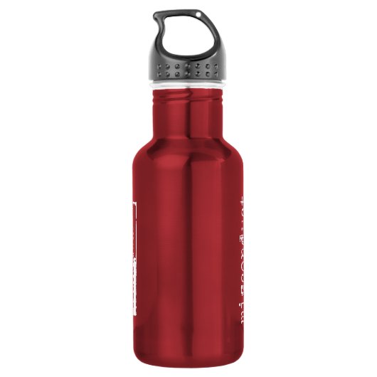 wangedrag. 18oz Roestvrijstalen flesje Waterfles (Achterkant)