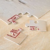 Wangekneus Kerst Kerstmuts Legpuzzel (Zijkant)