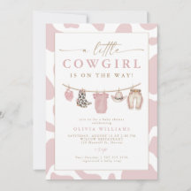 Wangen Blozend Babywaslijn Kleine Cowgirl Baby Sho