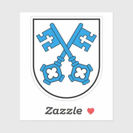 Wangen & Oberaargau districts emblem, Switzerland Sticker (Vel)