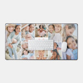 Wangenroze Monogram 8 Foto Collage Bureaumat (Keyboard & Muis)
