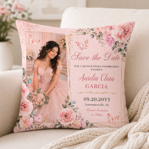Wangenroze Quinceañera Kussenhoes Kussen