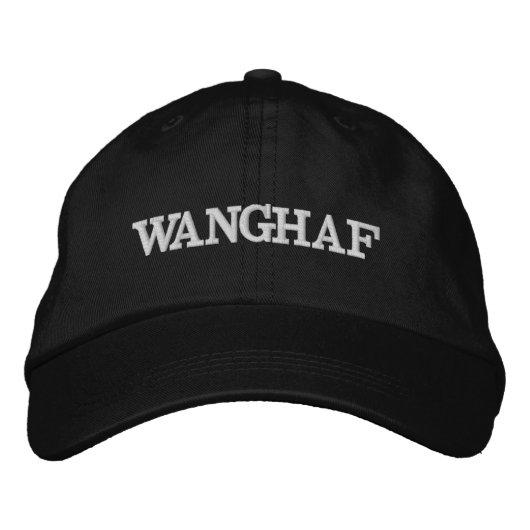 WANGHAF Geborduurde Hoed | Trendy Statement Pet (Voorkant)