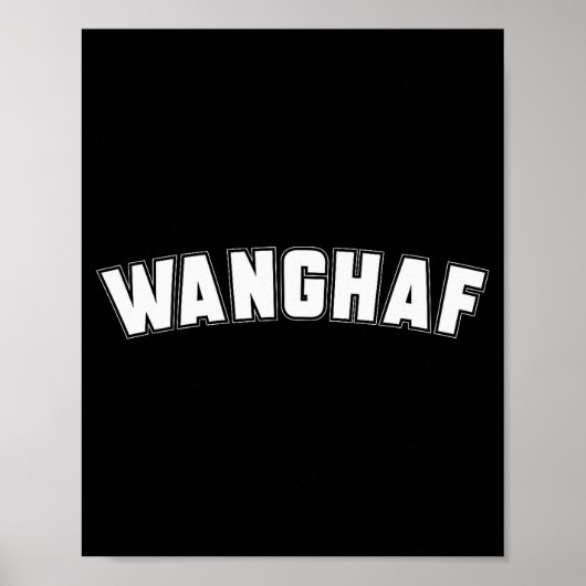 Wanghaf Meme Funny Sarcasm Quote Apparel  Poster (Voorkant)