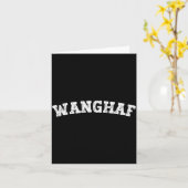 Wanghaf Meme Grappig  Kaart (Gele Bloem)