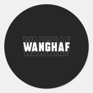 Wanghaf Meme Grappige Sarcastische Citaat Kleding Ronde Sticker