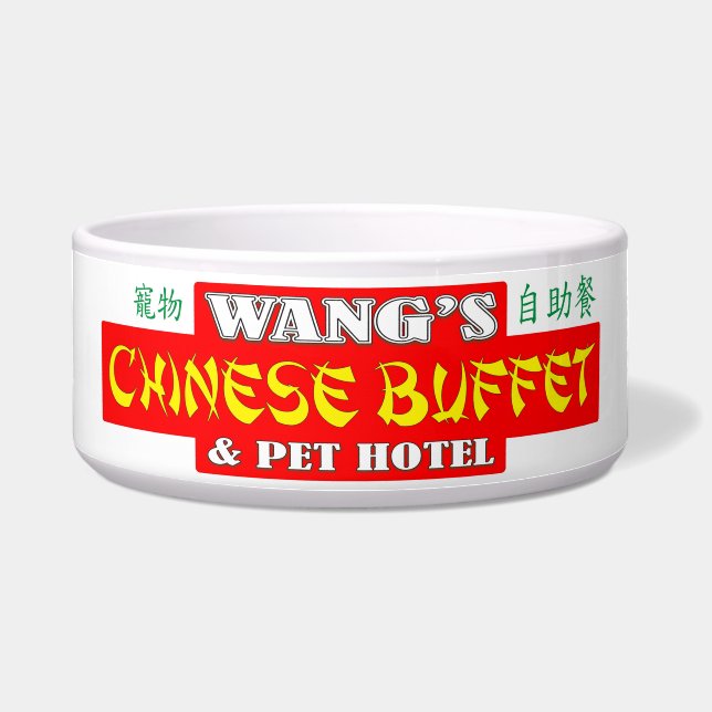 WANG'S CHINESE BUFFET VOERBAKJE (Voorkant)