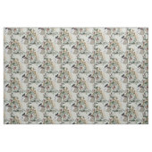 Wangxian Bunny Pattern Stof (Yard (91,4 cm))