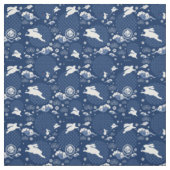 WangXian QiXi Festival Rabbit Print Stof (Swatch)