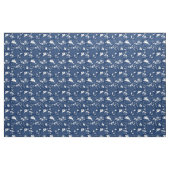 WangXian QiXi Festival Rabbit Print Stof (Fat Quarter)