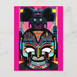 Wanhopig uur van afgoderij briefkaart