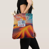 Wanhopige ICE-isolatie Tote Bag (Dichtbij)