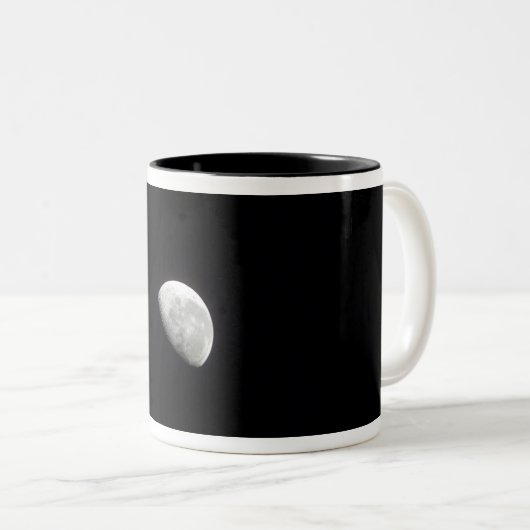 Waning Moon 2 Tweekleurige Koffiemok (Voorkant rechts)
