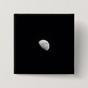 Waning Moon 2 Vierkante Button 5,1 Cm
