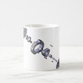 Wankel-Mok motor Koffiemok (Center)