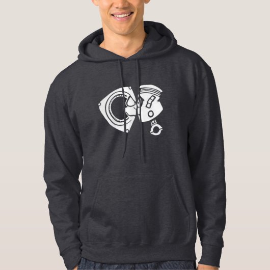 WANKEL VS ZIGGER HOODIE (Voorkant)