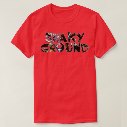 wankele grond t-shirt (Design voorkant)
