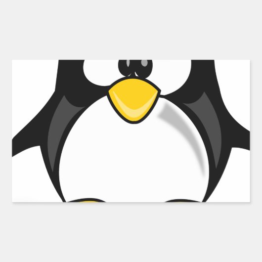Wankele Pete Rechthoekige Sticker (Voorkant)
