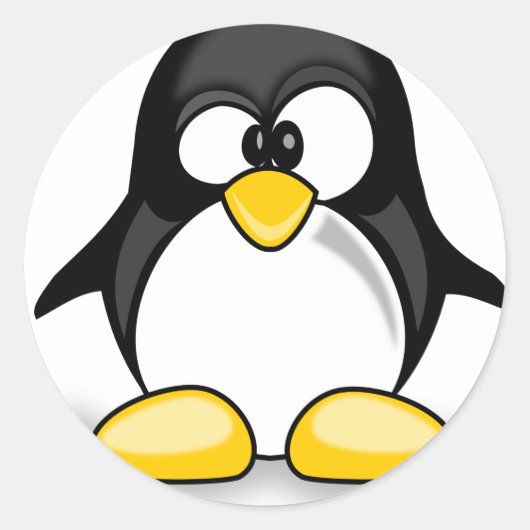 Wankele Pete Ronde Sticker (Voorkant)