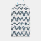 Wankelen in de grote ONE Viste Verjaardag Cadeaulabel (Achterkant)