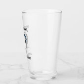 "Wankelen in lachen... - Vist Beer Glas (Links)