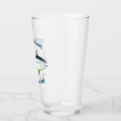 Wankelen in lachen... - Vist Beer Glas (Links)