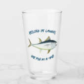 Wankelen in lachen... - Vist Beer Glas (Voorkant)