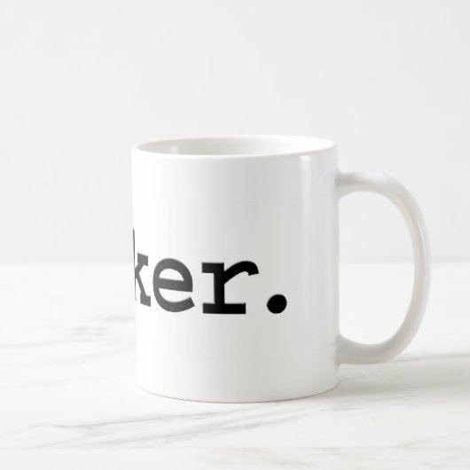 wanker. koffiemok (Rechts)