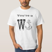 Wanker T-shirt (Voorkant)
