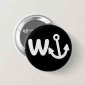 wanker w ankerplein ronde button 5,7 cm (Voorkant /achterkant)