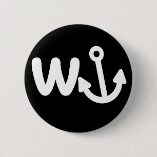 wanker w ankerplein ronde button 5,7 cm