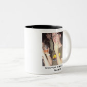 WankerMok Tweekleurige Koffiemok (Voorkant rechts)