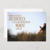 Wann hast du zuletzt auf dem Deich gesessen…? Briefkaart (Voorkant / Achterkant)