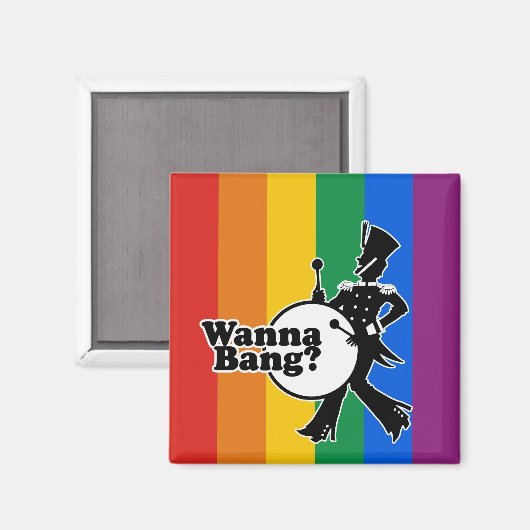 WANNA BANG? MAGNEET (Voorkant / Achterkant)
