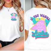 Wanna Be My Lover Grappige Retro 90s Bachelorette T-shirt