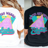 Wanna Be My Lover Grappige Retro 90s Bachelorette T-shirt